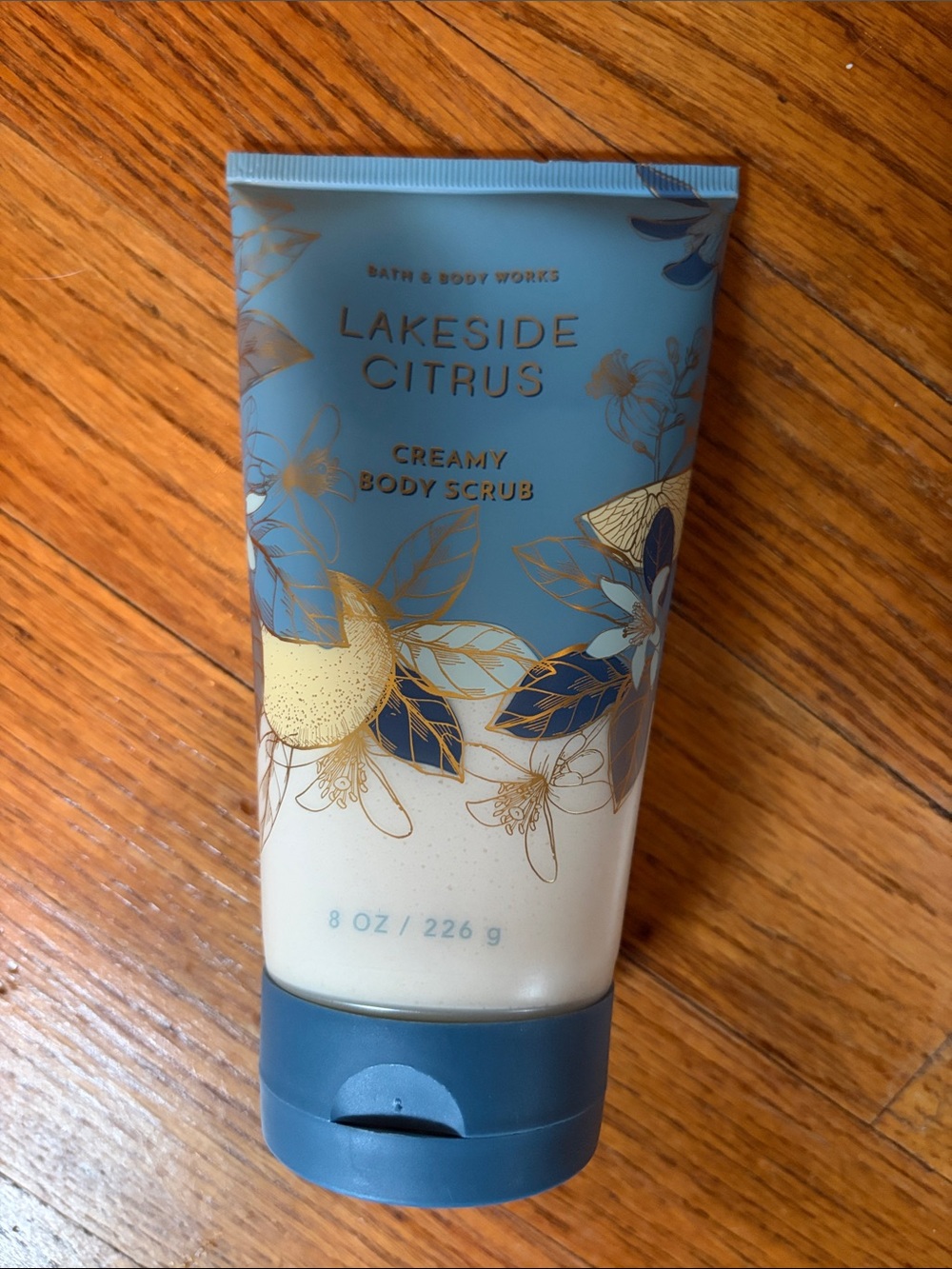Bath & Body Works Lakeside Citrus Creamy Body Scrub - Blue/Gold